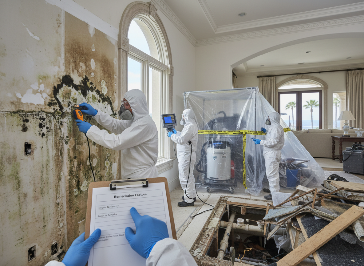 What Affects Mold Remediation Costs in Del Mar