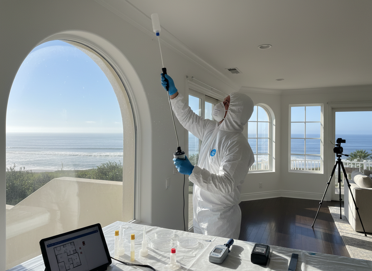 mold spore testing in Del Mar