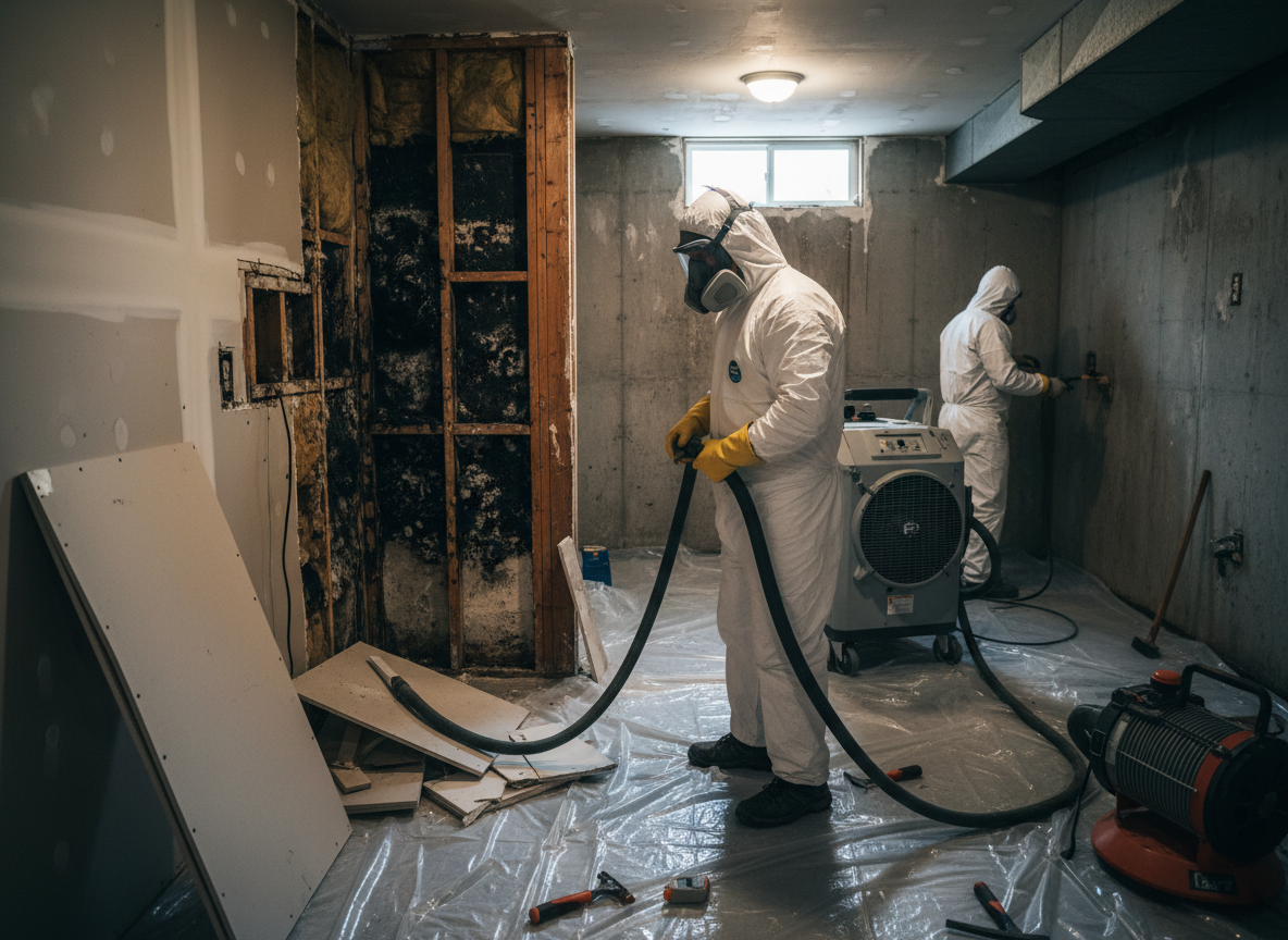 water damage mold remediation in Del Mar